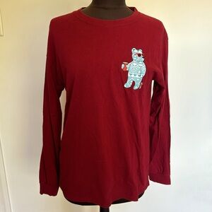 Riot Society Maroon Long Sleeve Shirt